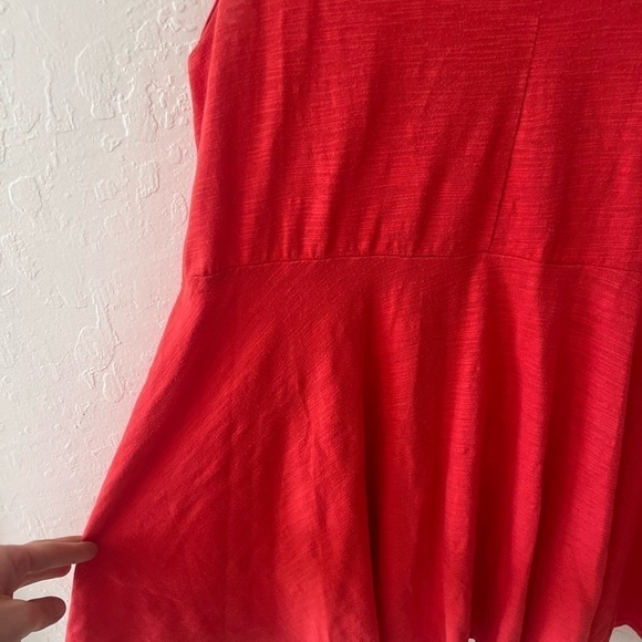 Anthropologie Deletta Mock Neck Peplum Style Blouse - Picture 2 of 14